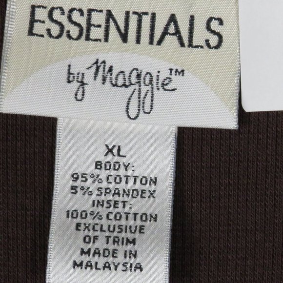 Essentials* Women's 3/4 Sleeve V-Neck Straight Hem Pullover Lace Blouse~ Size XL - Picture 9 of 15